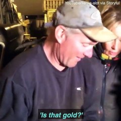 These people found $2.5 million worth of gold inside an old tank!