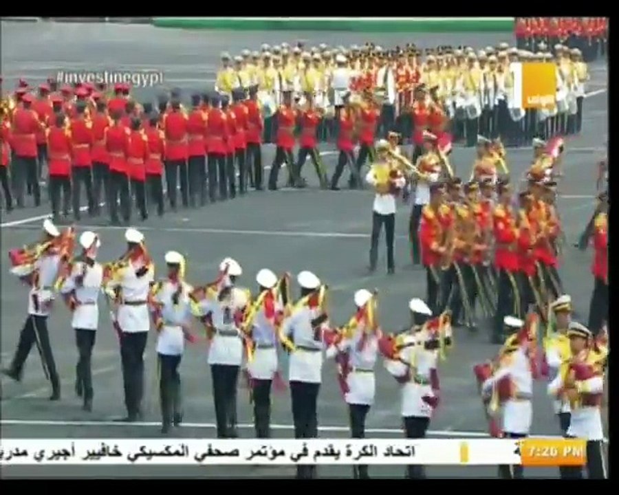 الرئيس السيسى يشهد حفل تخرج الدفعة 156 من طلاب معهد ضباط الصف المعلمين
