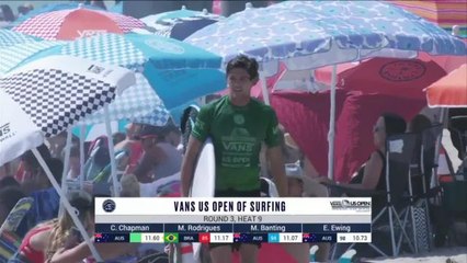 Adrénaline - Surf : Vans US Open of Surfing - Men's QS, Men's Qualifying Series - Round 3 heat 9