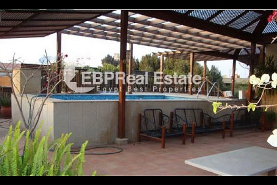 In sarayat Penthouse with garden and pool for rent Near French school