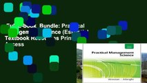 Full E-book  Bundle: Practical Management Science (Essential Textbook Resources Printed Access
