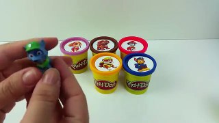 Learn Colors Play Doh Modelling Clay Сups Stacking Toys Paw Patrol English Learning Colour