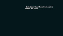 Best ebook  Stats Means Business 2nd edition  For Kindle