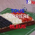 Allez les bleus ! On vous supporte avec notre super gâteau bleu, blanc, rouge LA RECETTE :