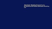 Best ebook  Modelling Extremal Events: for Insurance and Finance (Stochastic Modelling and