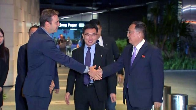 리용호 북한 외무상, 싱가포르 도착 / YTN