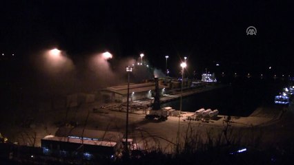 Bandırma'da limanda yangın - (2) - BALIKESİR