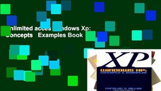 Unlimited acces Windows Xp: Concepts   Examples Book
