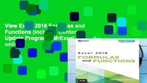 View Excel 2016 Formulas and Functions (includes Content Update Program) (MrExcel Library) online