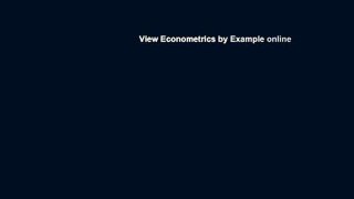 View Econometrics by Example online