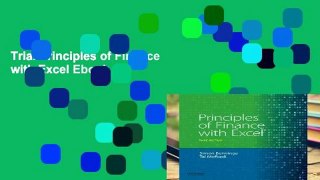 Trial Principles of Finance with Excel Ebook