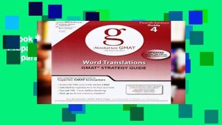 Ebook Word Translations GMAT Preparation Guide (Manhattan GMAT Preparation Guide: Word