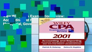 View Wiley CPA Examination Review: Accounting and Reporting Taxation, Managerial, Governmental and