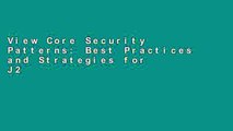 View Core Security Patterns: Best Practices and Strategies for J2EE, Web Services, and Identity