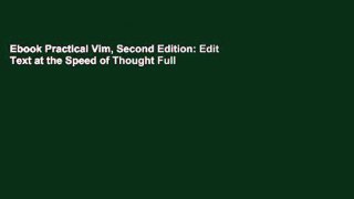 Ebook Practical Vim, Second Edition: Edit Text at the Speed of Thought Full
