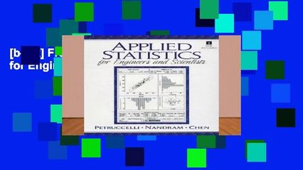 [book] Free Applied Statistics for Engineers and Scientists