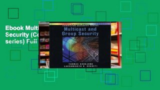 Ebook Multicast and Group Security (Computer security series) Full