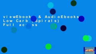 viewEbooks & AudioEbooks Low Carb (Spirals) Full access