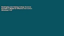 Readinging new Helping College Students Succeed: A Model for Effective Intervention D0nwload P-DF