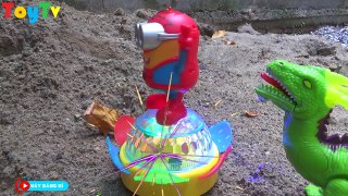 Khủng long bạo chúa tấn công khủng long con đồ chơi trẻ em C242T ToyTV