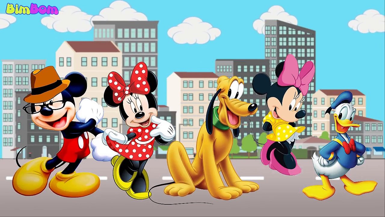 Finger Family Mickey Mouse | Nursery Rhymes | Kids Songs Videos anime