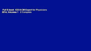 Full E-book  ICD-9-CM Expert for Physicians 2014, Volumes 1   2 Complete