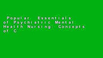 Popular  Essentials of Psychiatric Mental Health Nursing: Concepts of Care in Evidence-based