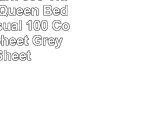 Madison Park 600 Thread Count Queen Bed Sheets Casual 100 Cotton Bed Sheet Grey Bed Sheet