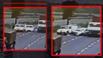 Speeding car collides with pick up vehicle on NH-08, CCTV Footage Viral | Oneindia News