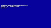 Popular to Favorit  2013 Educational ICD-9-CM Volume 1, 2   3   HCPCS Level II  Unlimited