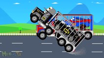 Superman Big Truck Vs Batman Truck Monster Trucks For Kids