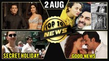 Ranbir - Alia New Pic, Deepika - Ranveer US Holiday, Salman - Katrina Rampwalk | Top 10 News