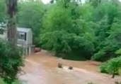 Severe Storm Brings Flash Flooding to Pittsboro, North Carolina