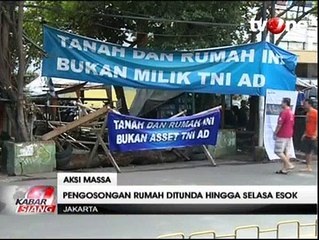 Pengosongan Ratusan Rumah Warga di Komplek Zeni TNI AD Ditunda