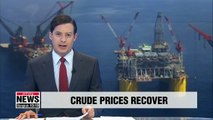 Int'l crude prices recover on Thursday after dipping to lowest level in a month