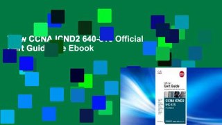 View CCNA ICND2 640-816 Official Cert Guide, 3/e Ebook