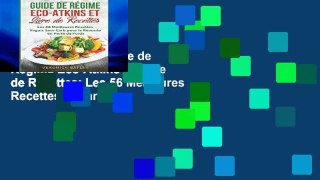 Reading books Guide de Regime Eco-Atkins et Livre de Recettes: Les 56 Meilleures Recettes Vegan,