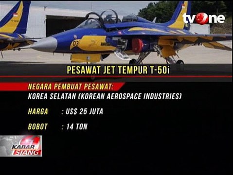 Ini Spesifikasi Pesawat Jet Tempur T-50i TNI AU