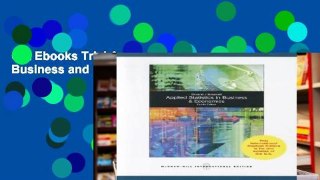 Get Ebooks Trial Applied Statistics in Business and Economics P-DF Reading