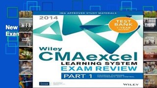 New E-Book Wiley CMA Excel Learning System Exam Review 2014 + Test Bank: Financial Planning,