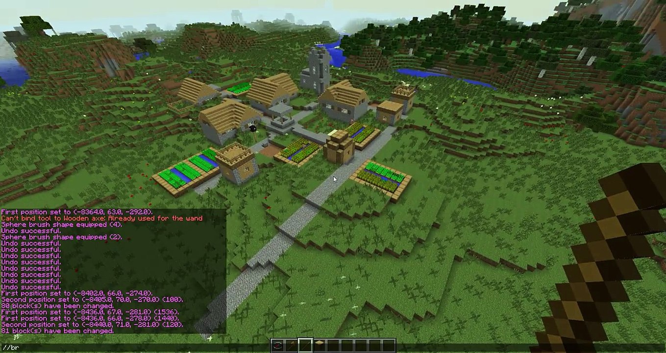 Minecraft Lets Build: Lets Transform a Village! Episode 1