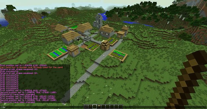 Minecraft Lets Build: Lets Transform a Village! Episode 1