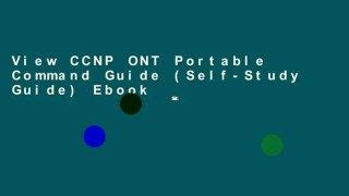 View CCNP ONT Portable Command Guide (Self-Study Guide) Ebook