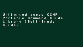 Unlimited acces CCNP Portable Command Guide Library (Self-Study Guide) Book