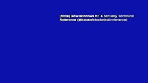 [book] New Windows NT 4 Security Technical Reference (Microsoft technical reference)