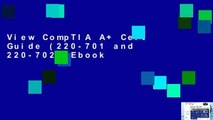 View CompTIA A  Cert Guide (220-701 and 220-702) Ebook