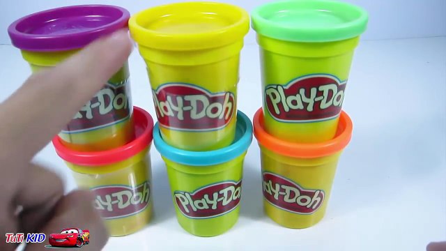 Learn colour Play Doh ABC Clay Dough Alphabet Writing Videos ABCDEF English