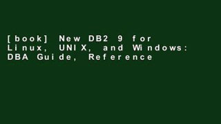 [book] New DB2 9 for Linux, UNIX, and Windows: DBA Guide, Reference, and Exam Prep (IBM Press)