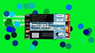 Trial Windows NT Server 4.0 Enterprise Exam Guide (Microsoft certified system engineer) Ebook
