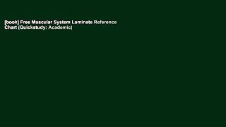 [book] Free Muscular System Laminate Reference Chart (Quickstudy: Academic)